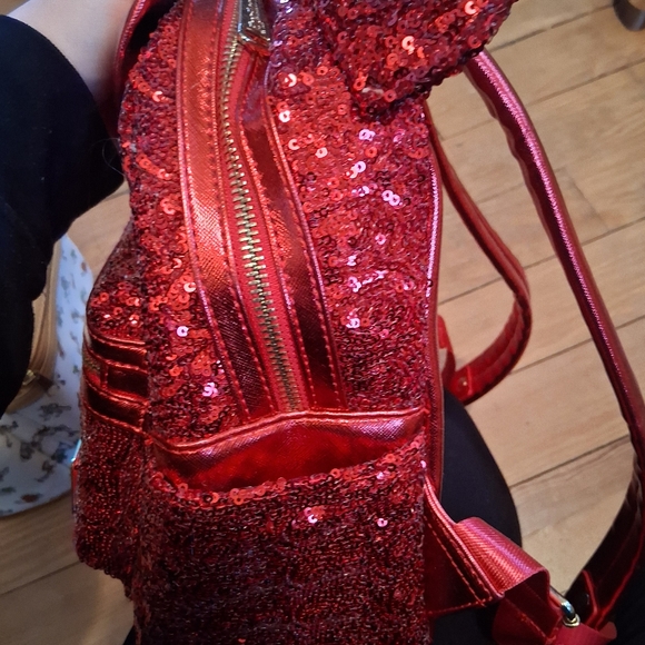 Ruby Sequin Loungefly Mini Backpack - Picture 2 of 4